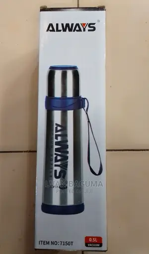Always 500ml Vaccum Bottle - Stainless Steel, Unbreakable