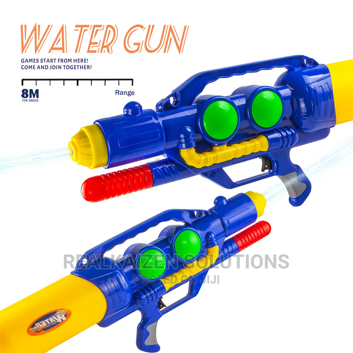 Cool Super Large 2.5L Gatling Capacity 8M Pressure Water Gun