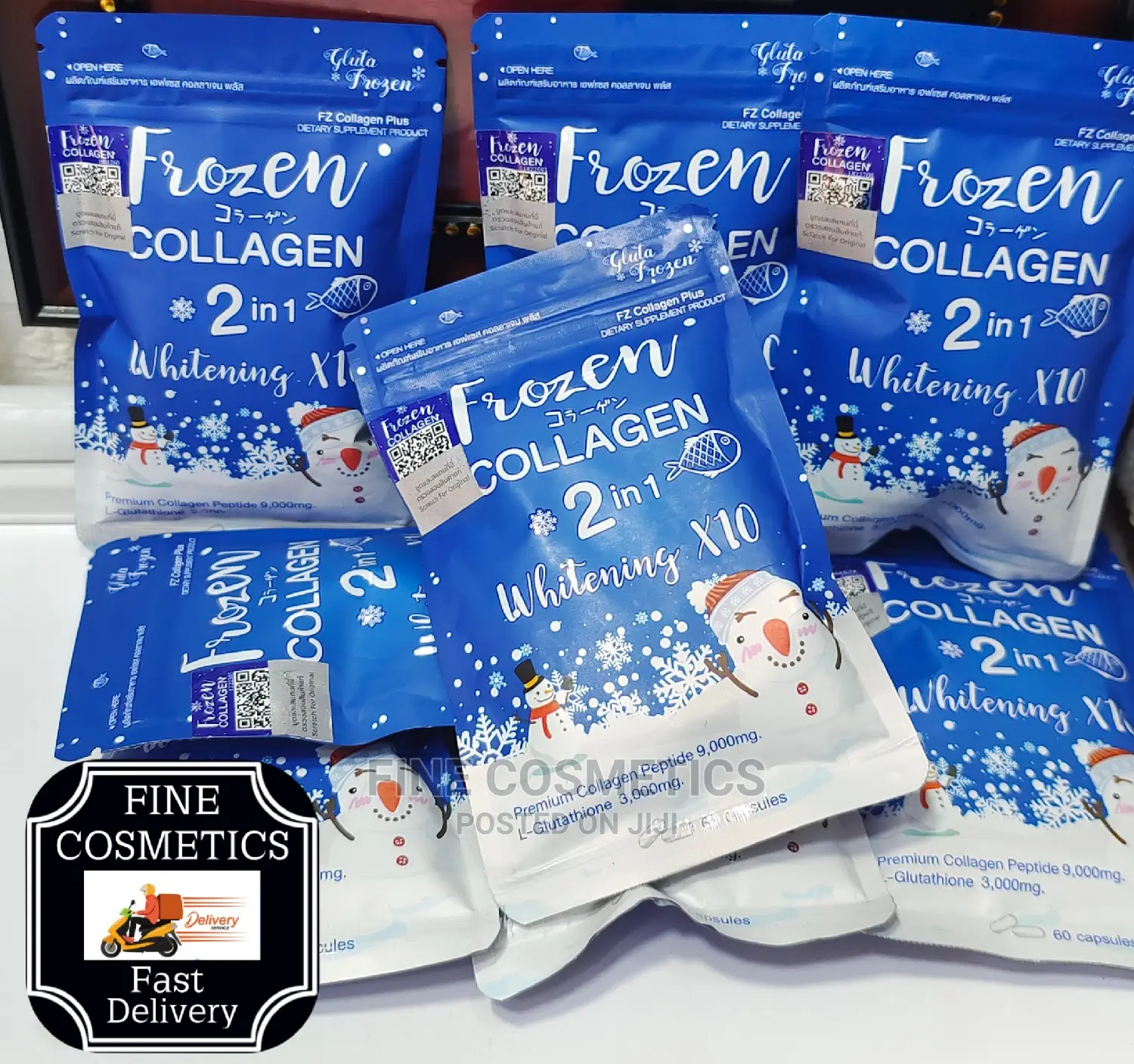 ORIGINAL Frozen Collagen + Gluta X10 Skin WHITENING Tabs
