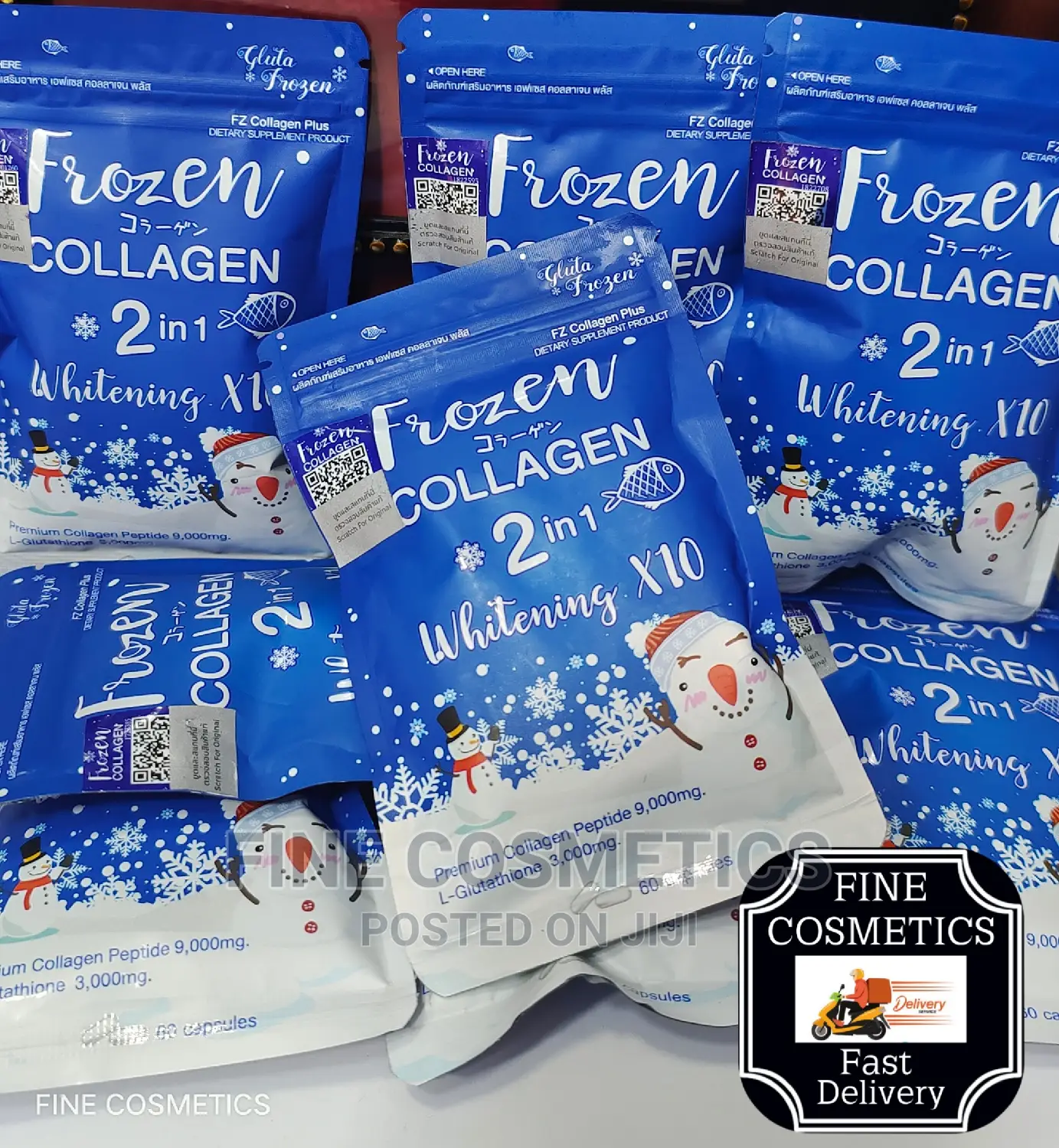 ORIGINAL Frozen Collagen + Gluta X10 Skin WHITENING Tabs
