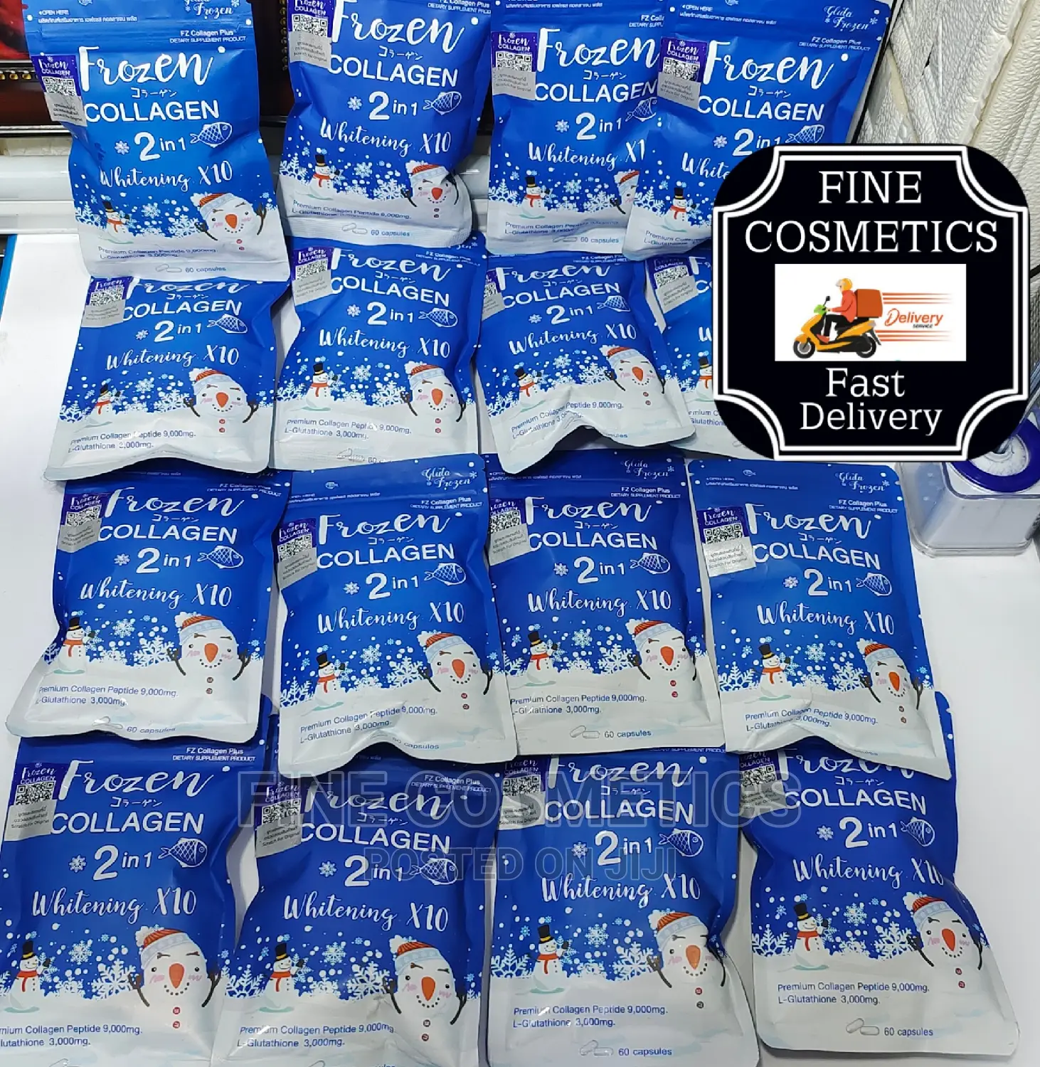 ORIGINAL Frozen Collagen + Gluta X10 Skin WHITENING Tabs
