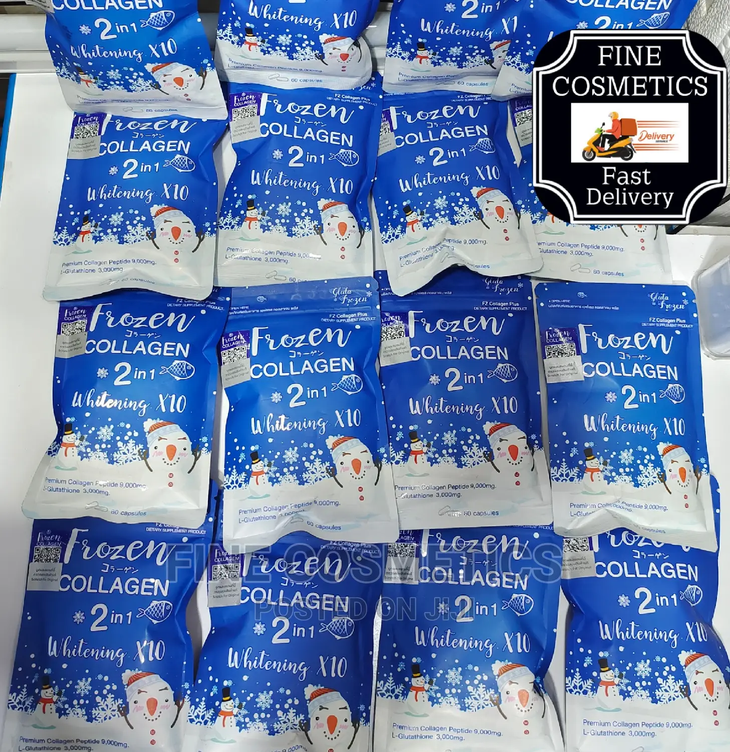 ORIGINAL Frozen Collagen + Gluta X10 Skin WHITENING Tabs
