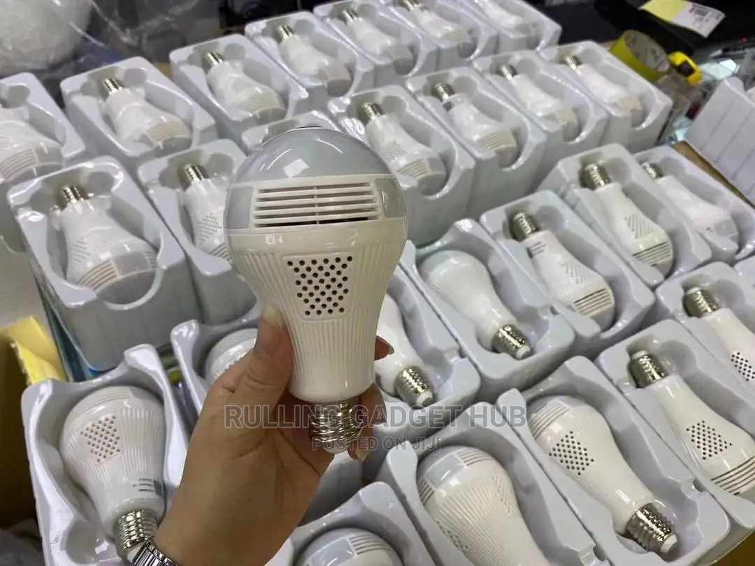 360° Spy Bulb Surveillance Camera - White