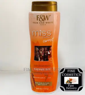 Fair And White Miss White Carrot Brightening Lotion 500ml