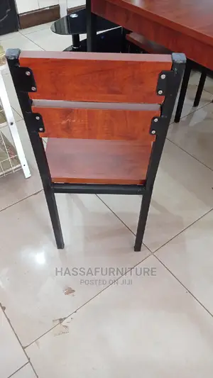 Wood With Metal Stands Restaurant Chairs