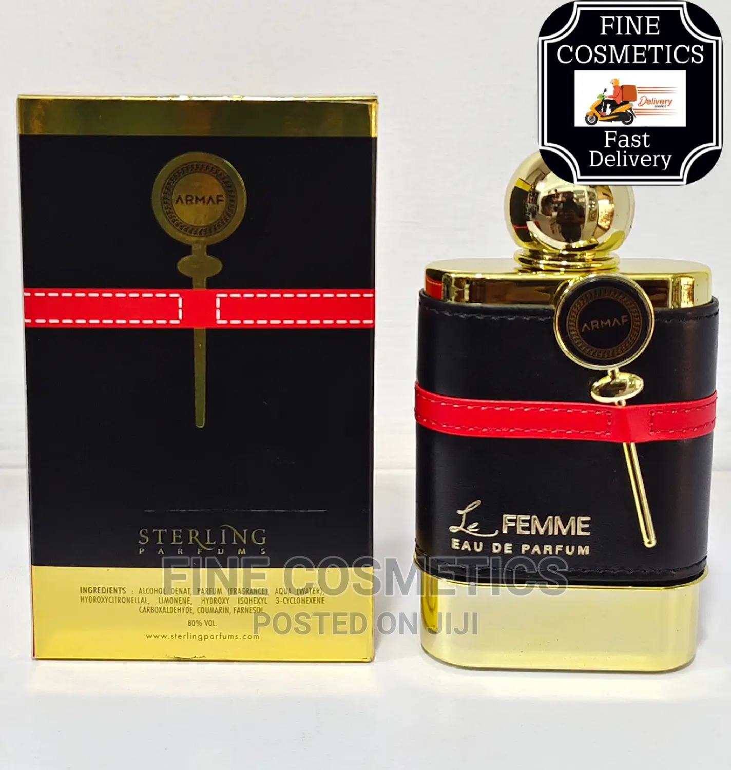Original La FEMME EAU Unisex Perfume From Sterling 80ml