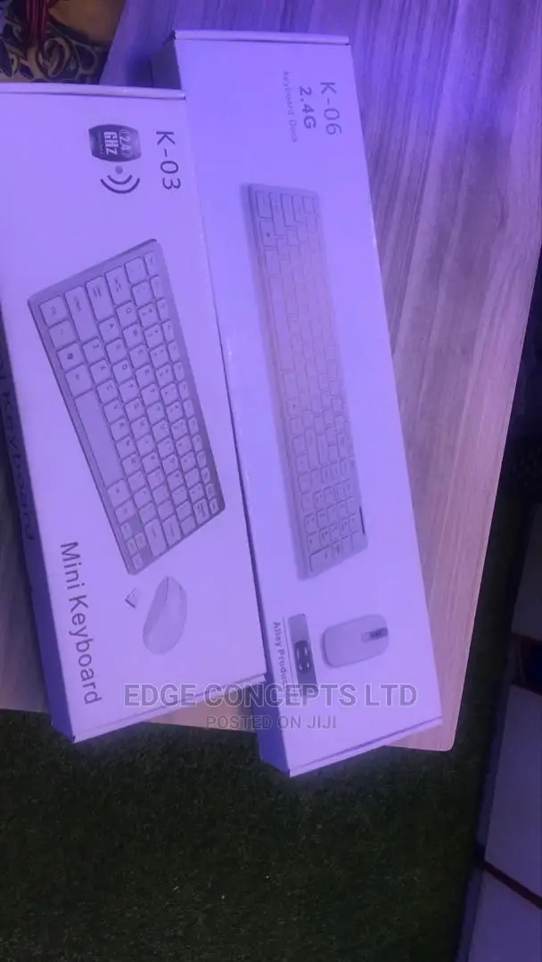 Wireless Keyboard With Its Mouse