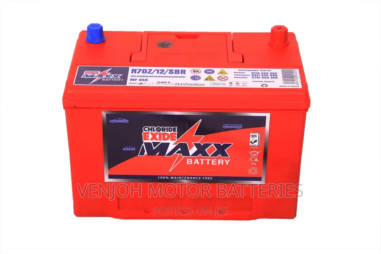 N70Z Maxx Chloride Exide Car Battery