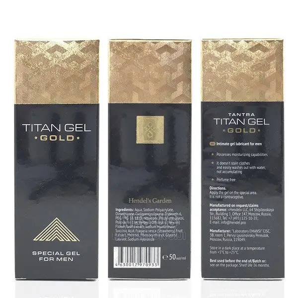 Titan Gel Gold Penis Enlargement Cream