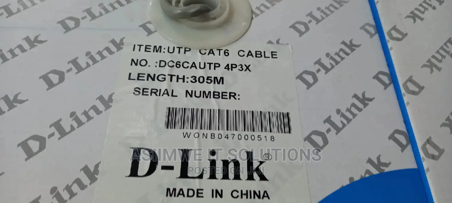 Dlink Cat6 305m Indoor Cable