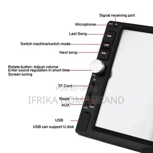 Universal 7012b 7 Inch Hd Touch Screen Car Audio