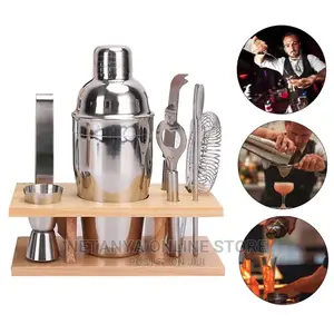 8pcs Stainless Steel Cocktail Shaker Set.