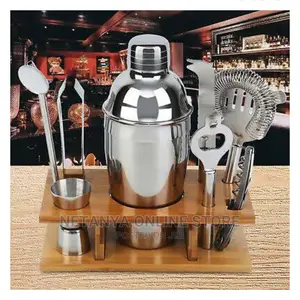 8pcs Stainless Steel Cocktail Shaker Set.