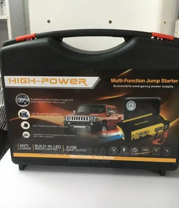 Tyre Pump and Jump Starter Plus Chargers