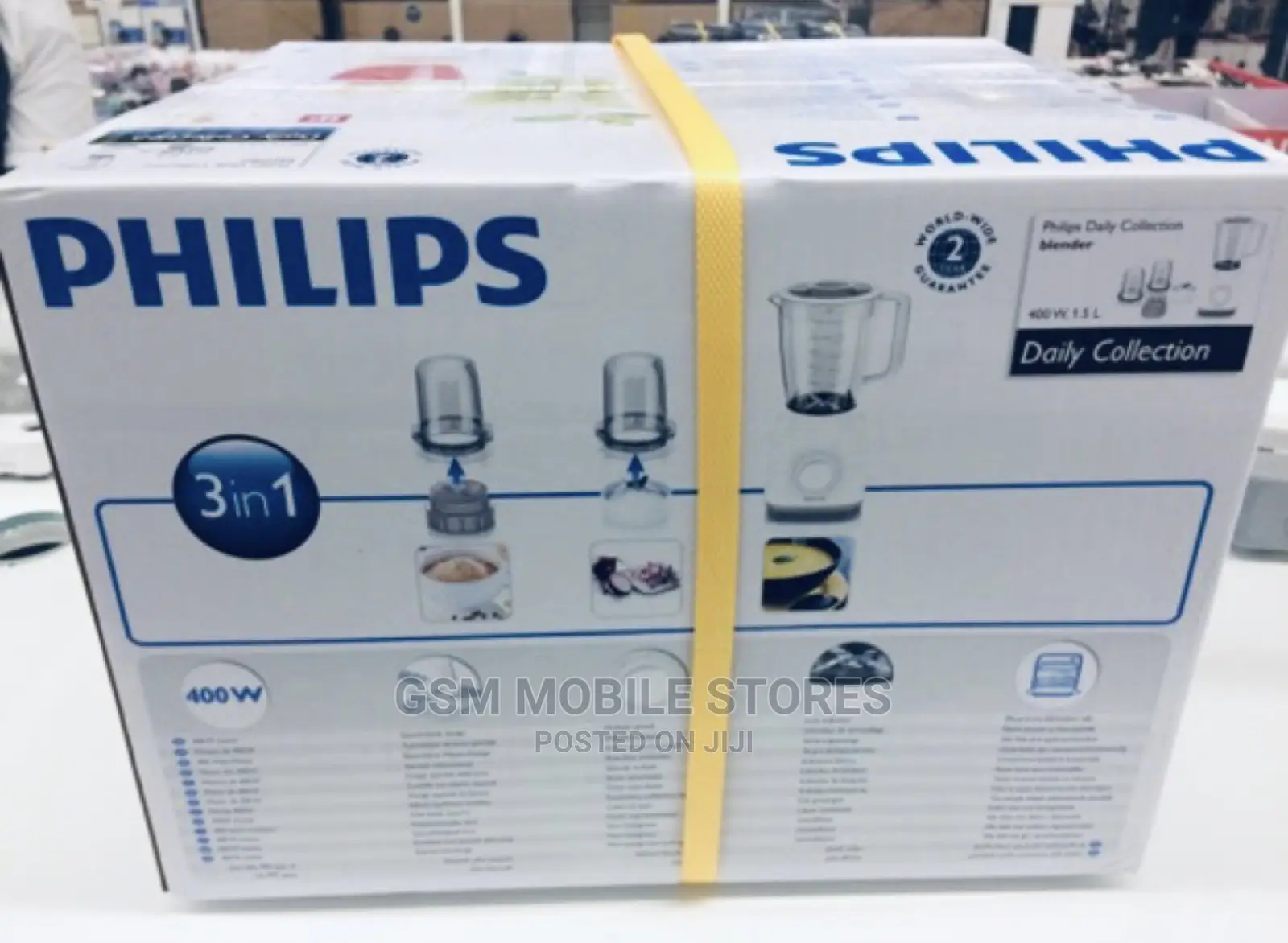 Philips Daily Collection Blender 3 In1 – 400 Watts