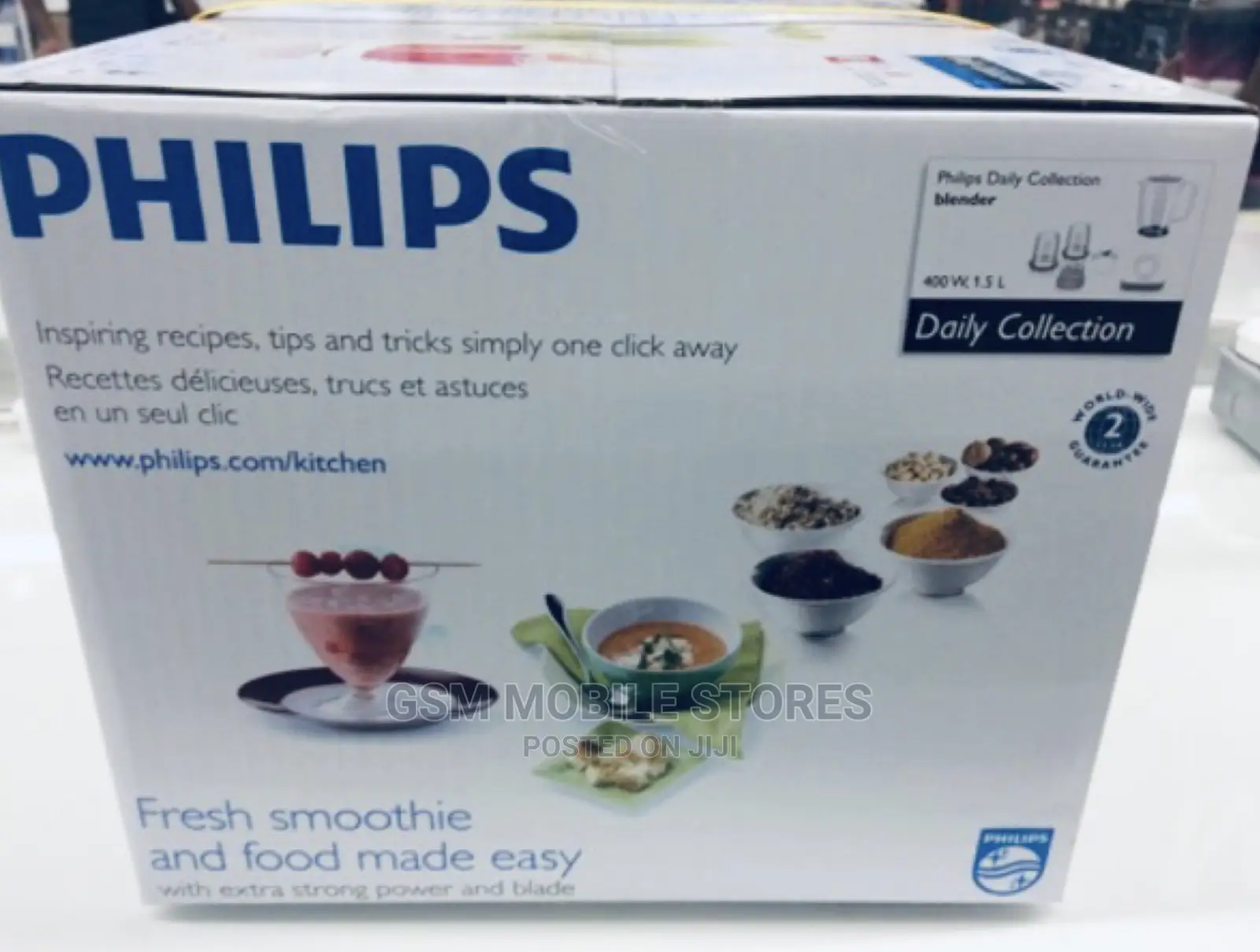 Philips Daily Collection Blender 3 In1 – 400 Watts