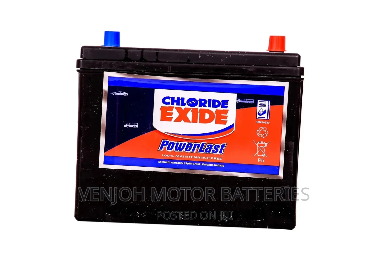 N50 - 50 Ah Power Last Car Battery