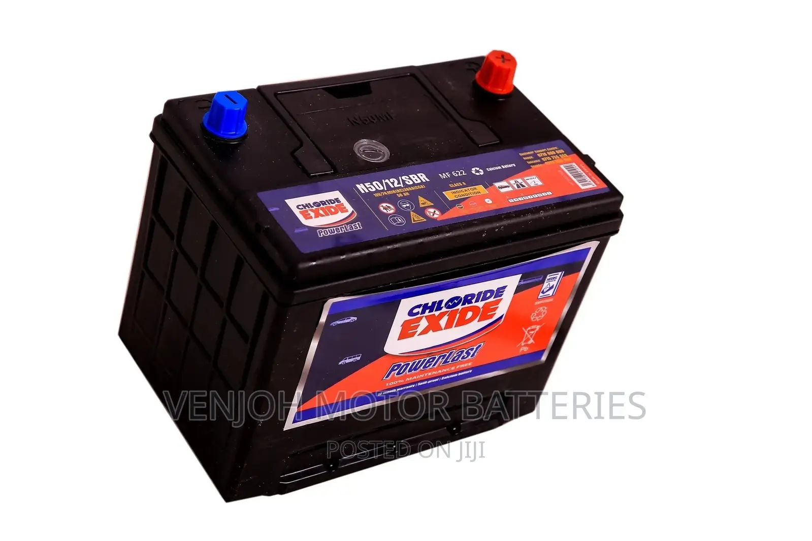 N50 - 50 Ah Power Last Car Battery