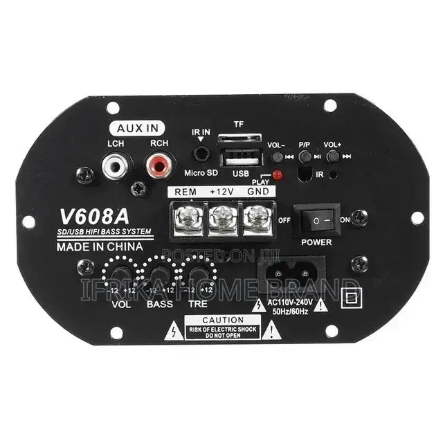 12v / 220v 80w High Power Car Hi-Fi Amplifier Board