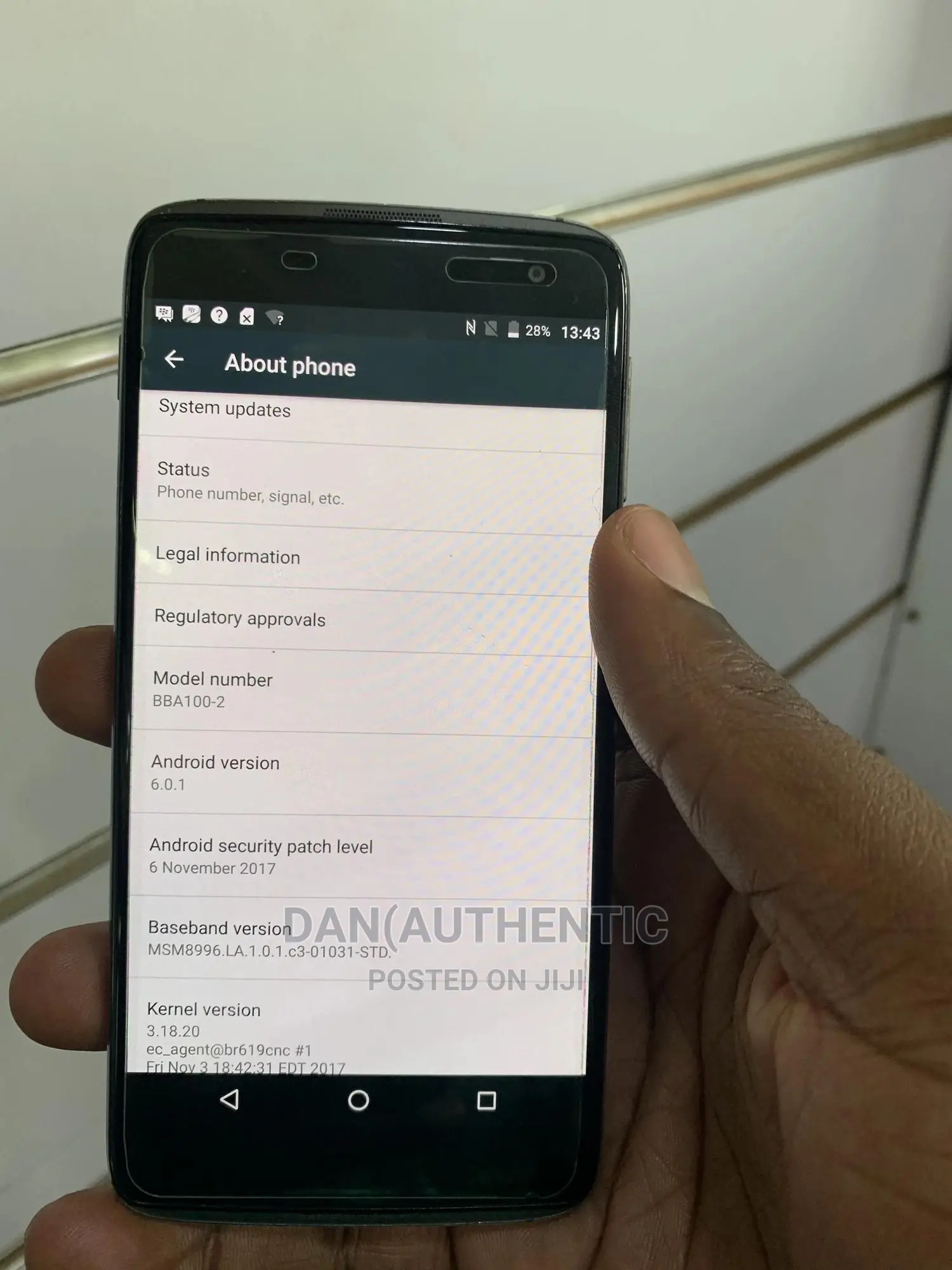 BlackBerry DTEK60 32 GB Black