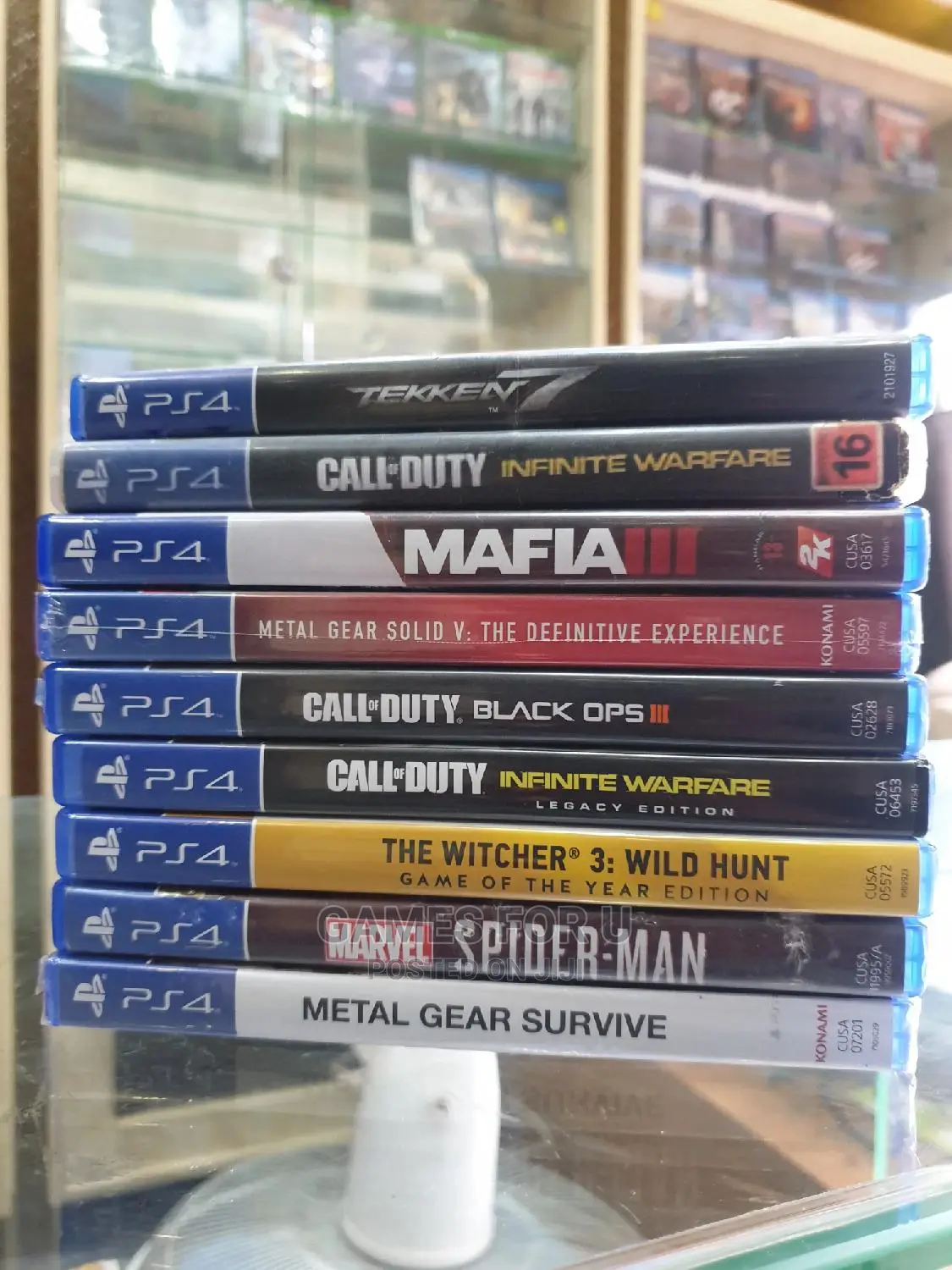 Used Ps4 Game Cds