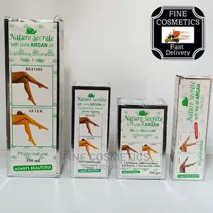 Nature Secret Lightening Set of 4; Lotion, Oil, Soap + Tube