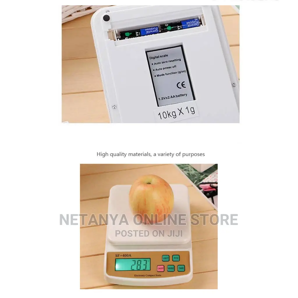 Electronic Compact Kitchen Scale.