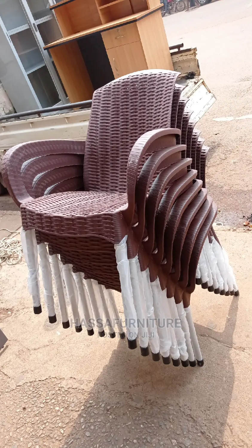 Chrome Plastic Chairs Brand New