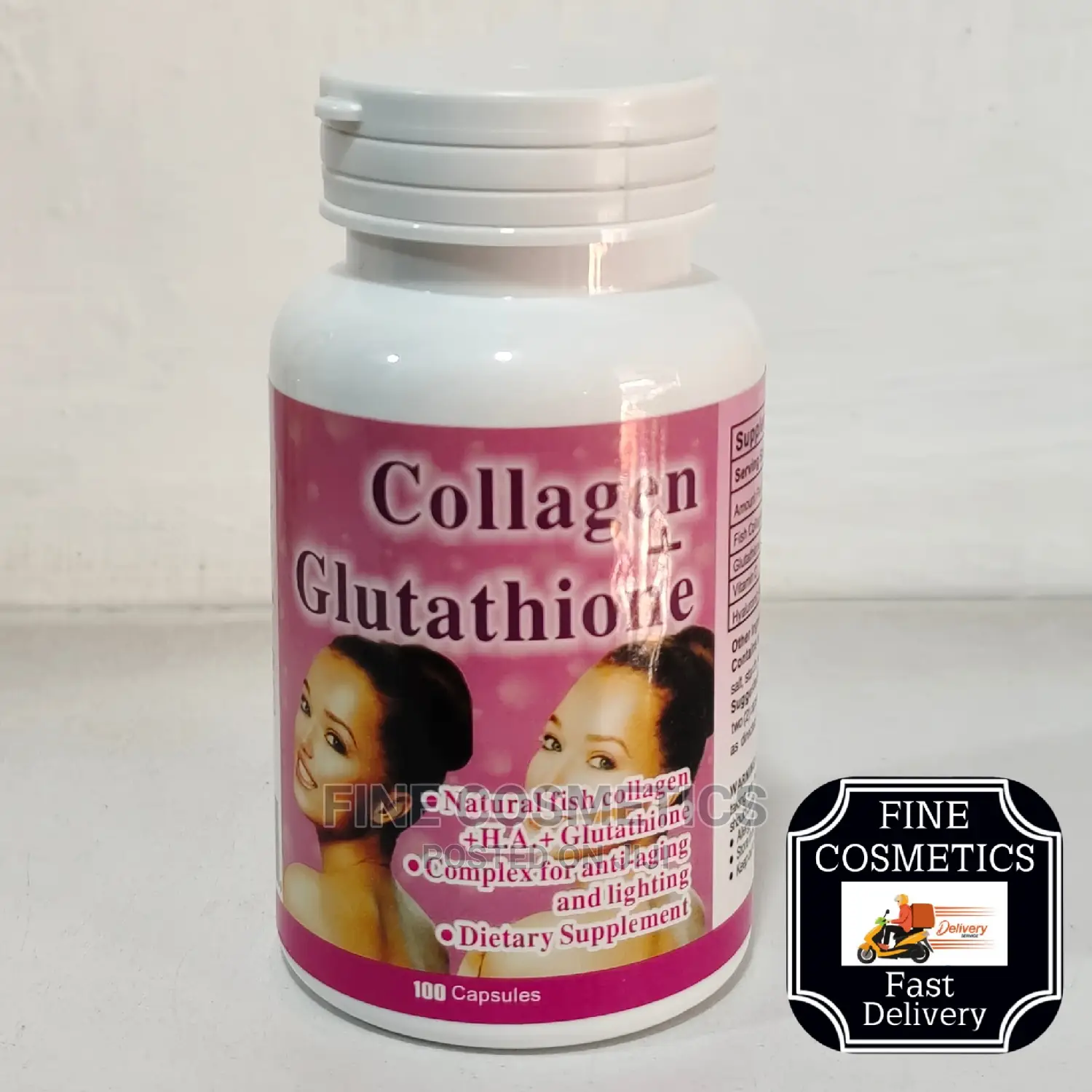 Collagen + Glutathione Dietary Anti-Aging Whitening Tabs