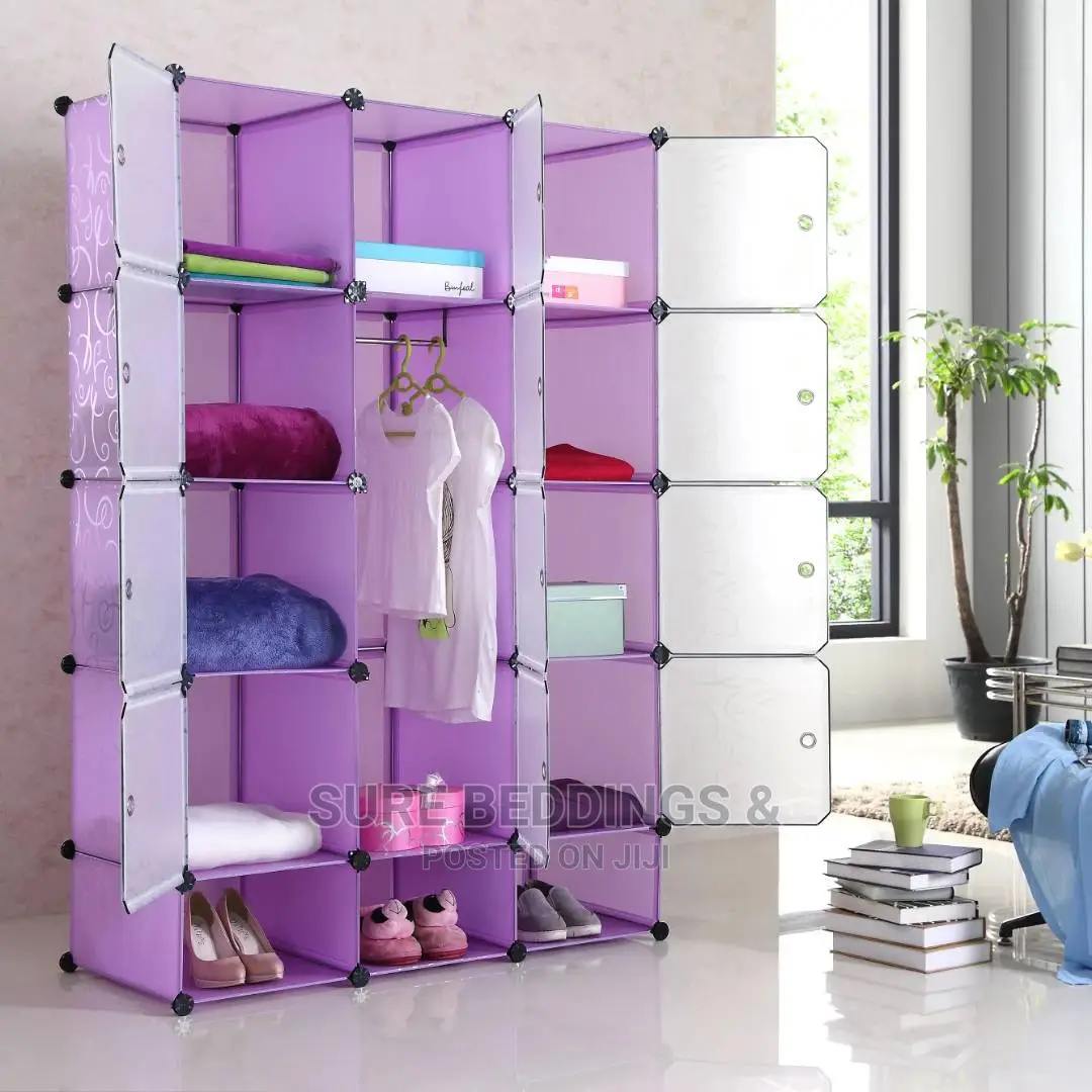 3 Columns Plastic Wardrobe
