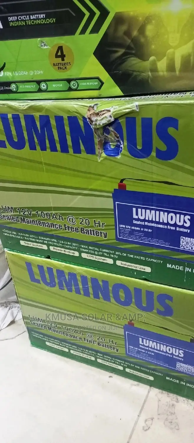 12v/100ah Luminous Battery