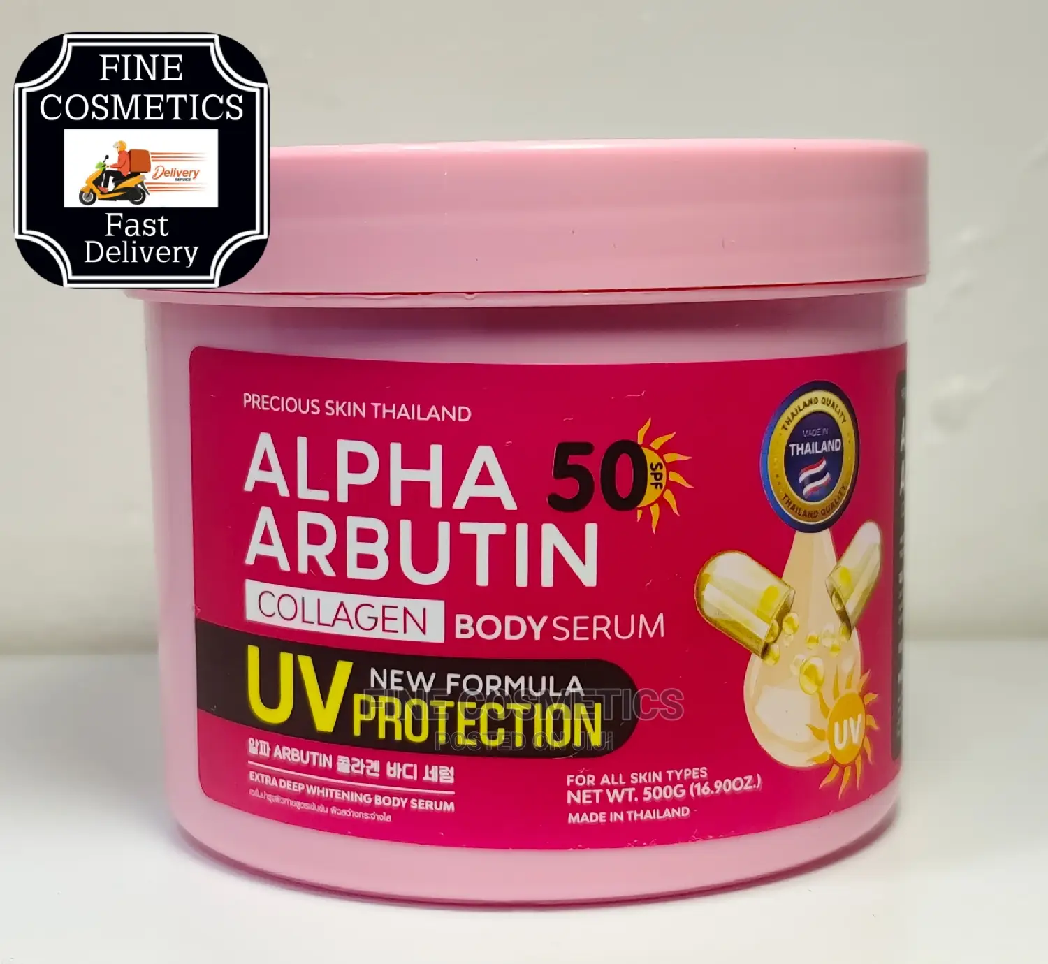 Alpha Arbutin Collagen Body Serum SPF 50 Uv Sun Protection