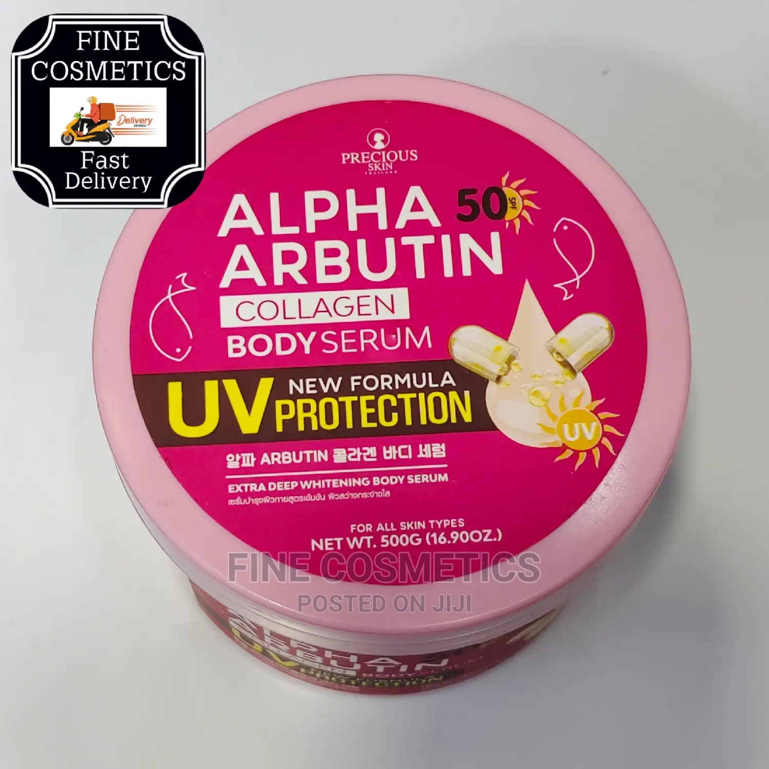 Alpha Arbutin Collagen Body Serum SPF 50 Uv Sun Protection