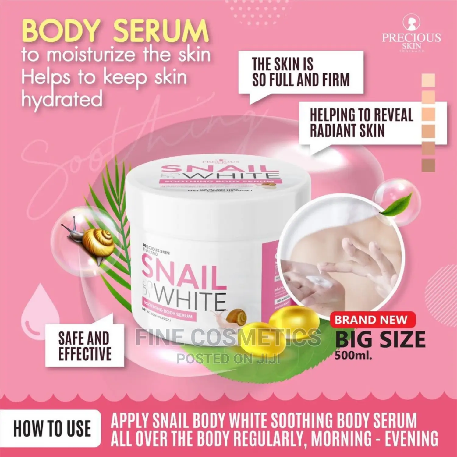 Snail White Soothing Body Serum
