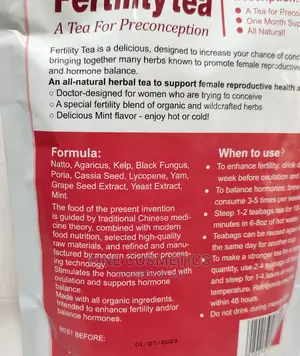 Female Reproductive Hormone Balance Fertility Tea Bags