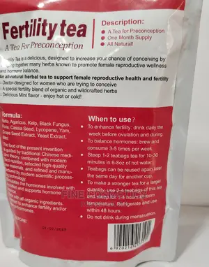Female Reproductive Hormone Balance Fertility Tea Bags