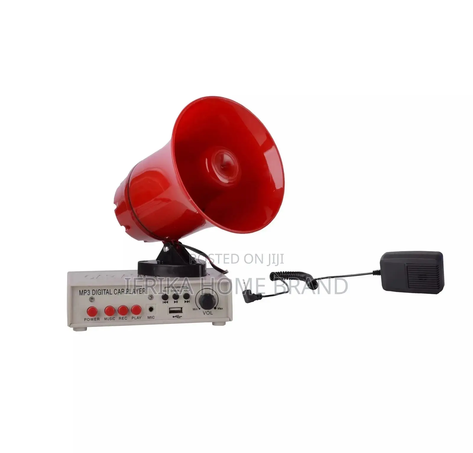12v Siren Car Amplifier With Horn Loud 