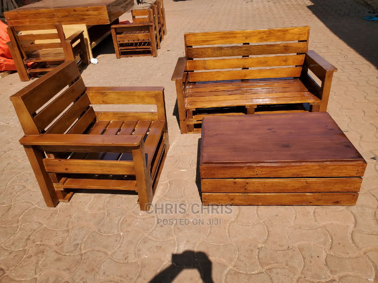 Pallet Chair Set