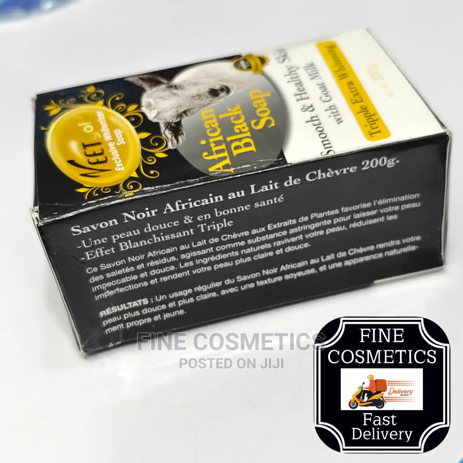 Veet Gold Triple Extra Whiten'g African Black Soap+Goat Milk