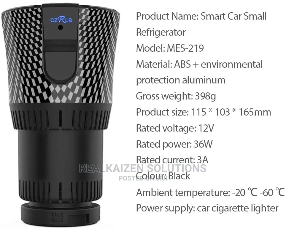 Smart Intelligent Heating and Cooling Car Office 12V DC Cup