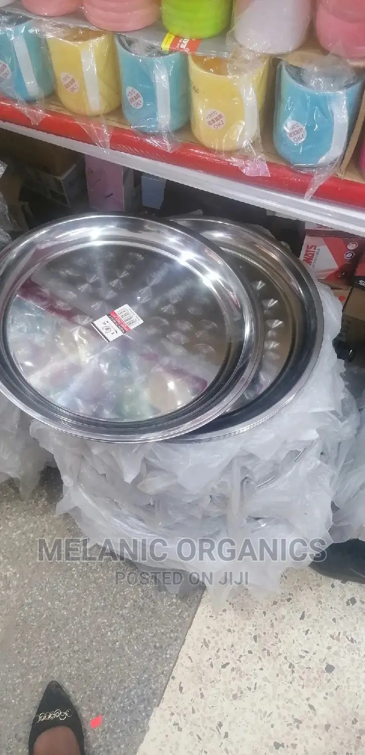 Metallic Trays 40cm 6 Pieces