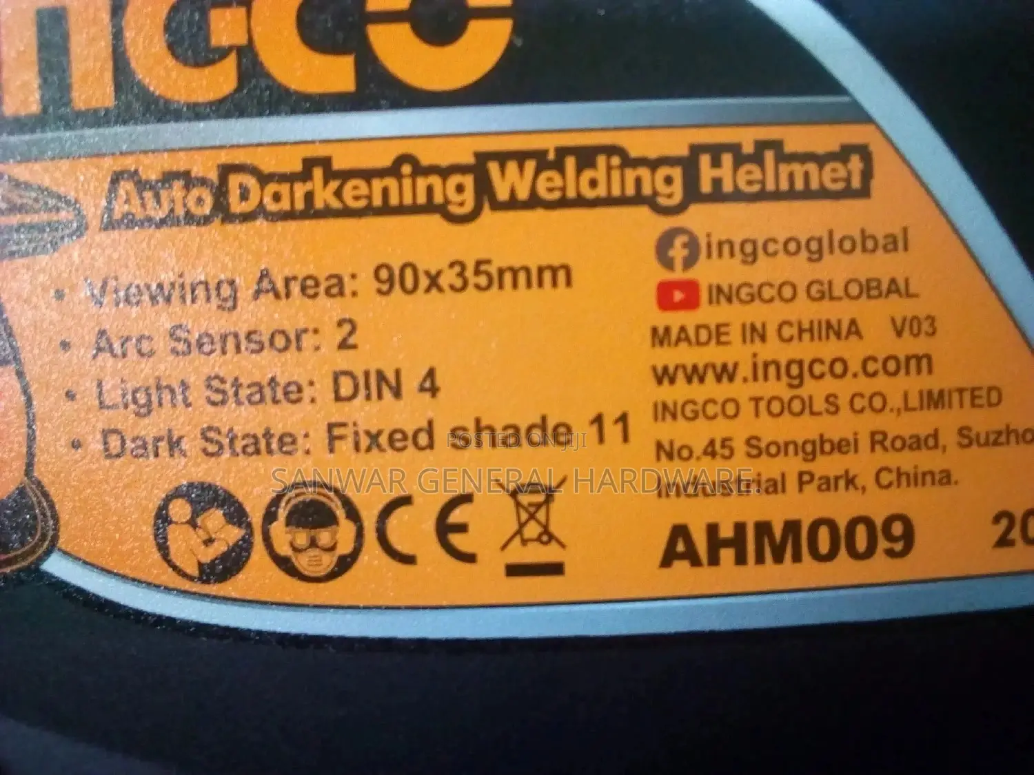 Auto Darkening Welding Helmet