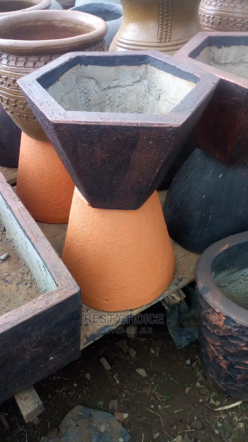 We Customize Concrete Planters/Pots And Sell Already Made.