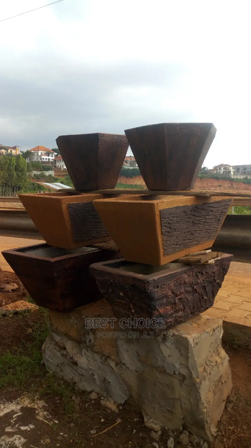 We Customize Concrete Planters/Pots And Sell Already Made.