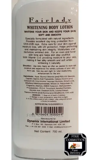 FAIRLADY Whitening Body Lotion With UV Protection and Vit.C