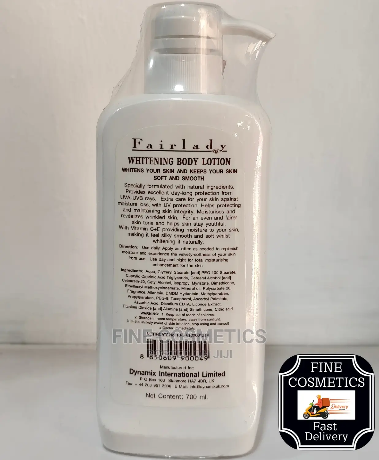 FAIRLADY Whitening Body Lotion With UV Protection and Vit.C