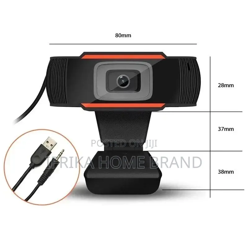 Hd 1080p Video Webcam Rotatable Camera With Microphone
