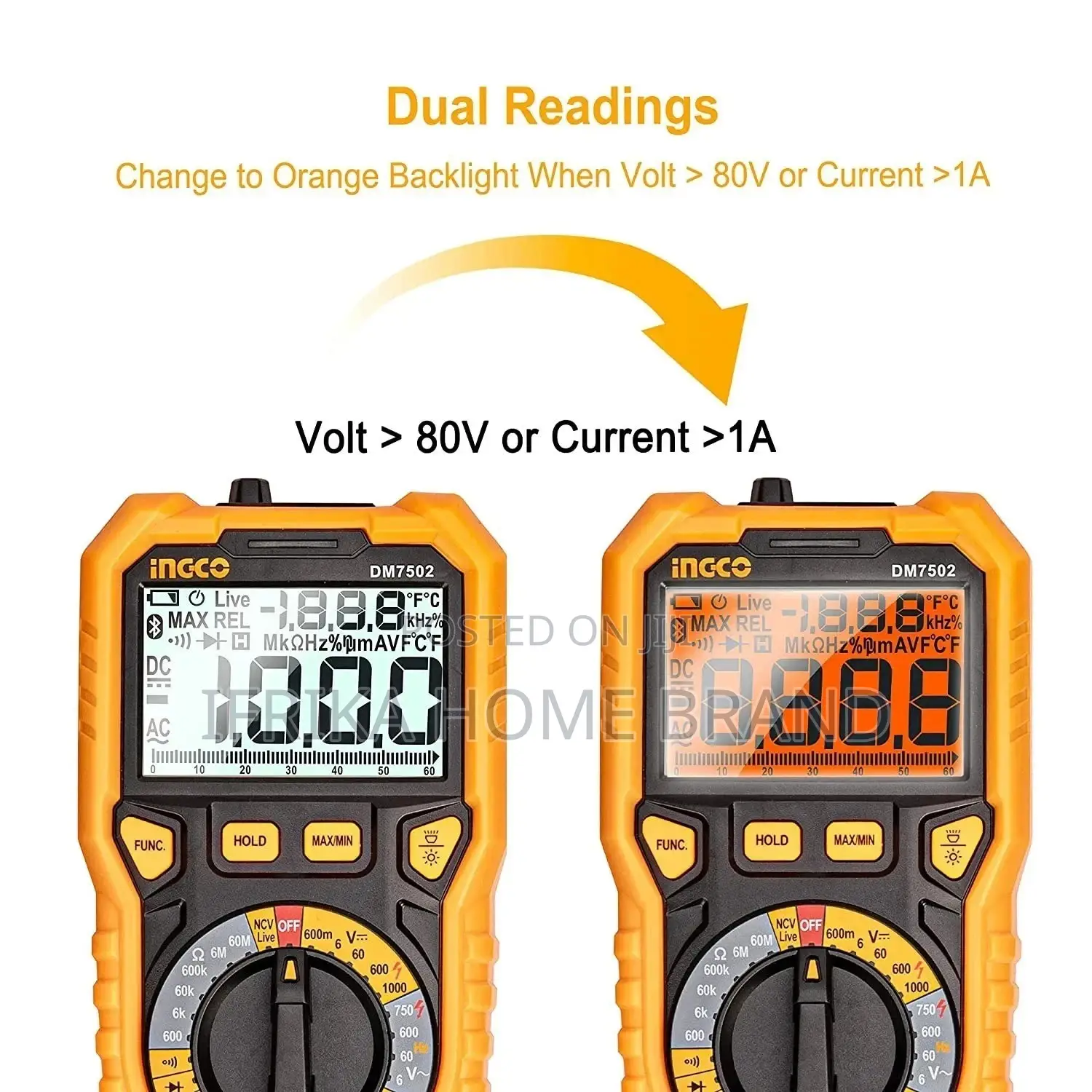 INGCO Manual Ranging Tester Digital Multimeter