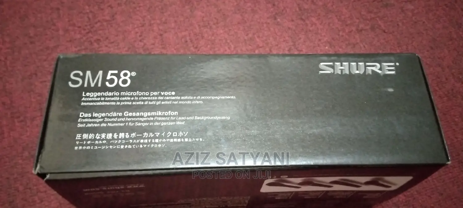 Dynamic Vocal Microphone That Cuts Through the Noise SM58