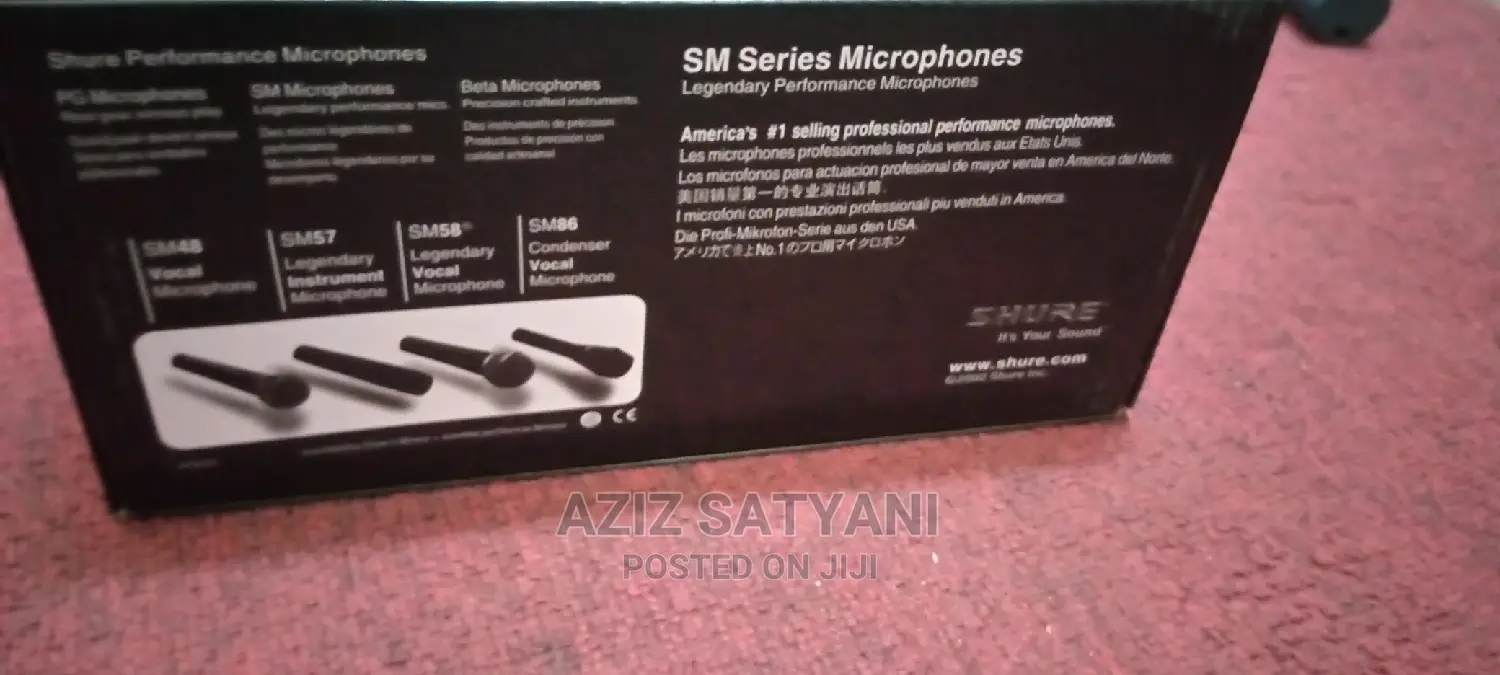 Dynamic Vocal Microphone That Cuts Through the Noise SM58